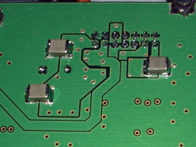 Capacitors at V12 switch