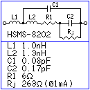 HSMS-8202 lenear model